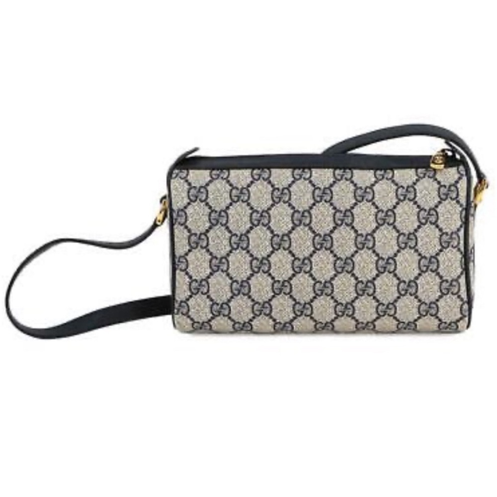 Designer Look Navy Beige Crossbody